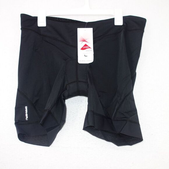 NEW Louis Garneau Women's Sprint Tri Biker Shorts Black Size XXL - Picture 2 of 7